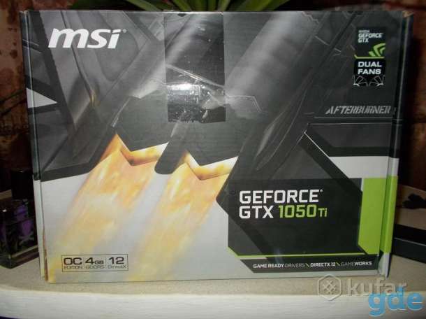Видеокарта MSI Geforce GTX 1050 Ti OC 4GB GDDR5, фотография 3