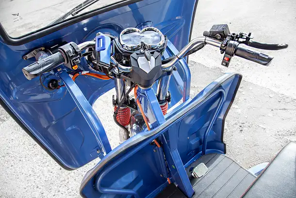 Грузовой электротрицикл rutrike гермес pro 1500 72v1500w, фотография 4