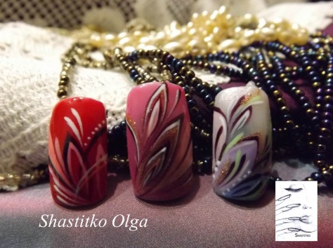 Покрытие гель лак “Shellac”, дизайн гель лаками, наращивание ногтей, маникюр, фотография 5
