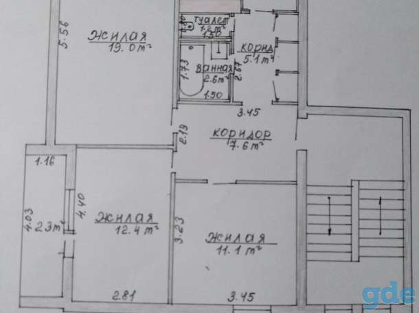 Продается 3-х комнатная квартира, Кореличи, ул.Гагарина д. 28, фотография 9