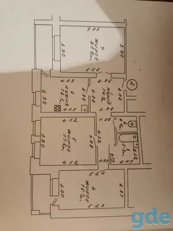 3 комнатная квартира в Бресте, Краснознаменная 93, фотография 13