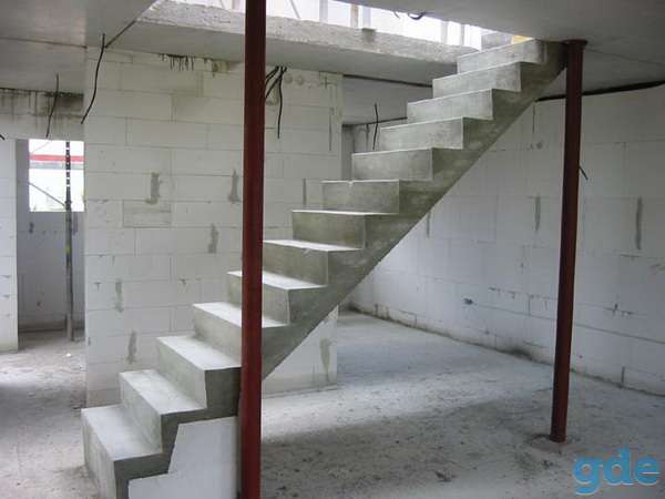 Лестница бетонная, фотография 3