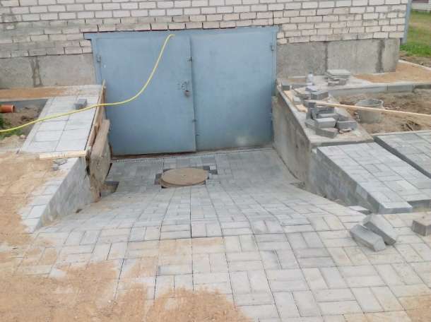 Укладка тротуарной плитки под ключ, фотография 1