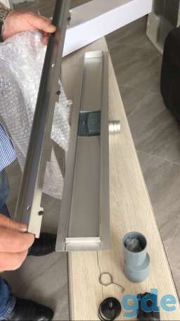 Дренажный канал с основой для плитки LCO80070-F, 800 мм, фотография 2
