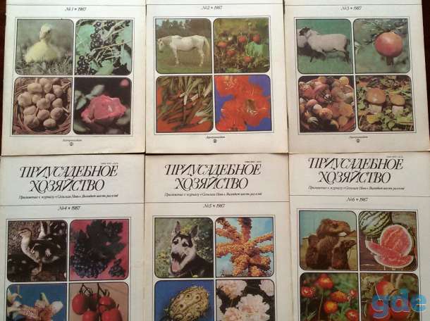 Приусадебное хозяйство, журн. за 1986,87,88,89г, фотография 2