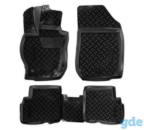 Коврики резиновые в салон и багажник в Nissan Almera Comfort+ (Ниссан Альмера Comfort+), фотография 1