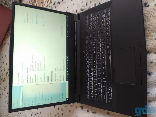 игровой ноутбук RTX 3070, i5 10400, 8gb ddr4, 1920x1080 144Hz IPS дисплей, 512 ССД, фотография 1