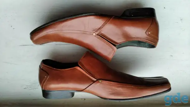 Туфли лоферы мужские из натур. кожи 42,5-43р-р, фотография 3