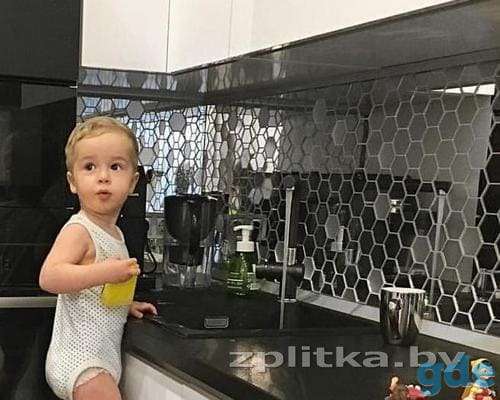 мозаика зеркальная соты, фотография 3