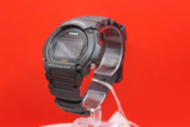 Японские наручные часы Casio Collection W-219H-8BVEF с хронографом, фотография 3