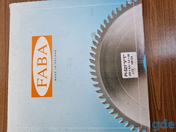 Дисковая пила FABA PI-521 VT 355*4.4/3.0*80 z-72, фотография 2