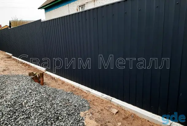 Заборы из металла всех видов, фотография 9