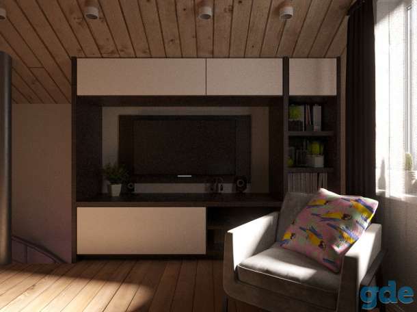 3D визуализация интерьера по вашему чертежу.  Работаю в 3Ds Max и corona render.  Цена 9 руб. кв/м. Две картинки входят, фотография 6