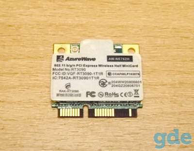Wi-Fi адаптер AzureWave 150Mbps 802.11b/g/n Mini PCI-Ex (для ноутбука), фотография 1