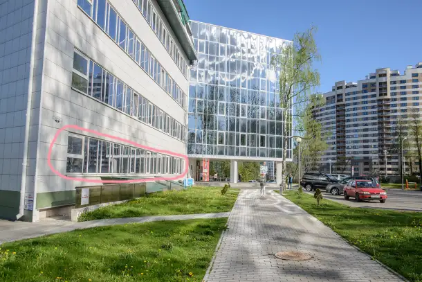 Светлый офис 153 м с open-space  25 м склад. 1 этаж, 3 входа, рядом метро, фотография 8