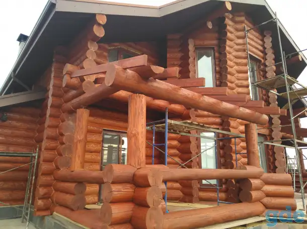 Шлифовка, покраска домов, бань и. т. д, фотография 1