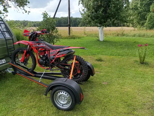 Продам жёсткую сцепку для перевозки мотоцикла эндуро., фотография 4