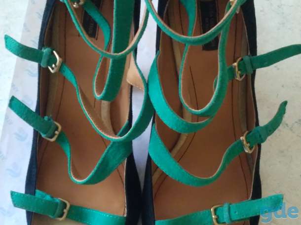Красивые открытые туфли ZARA р. 39-40, фотография 2