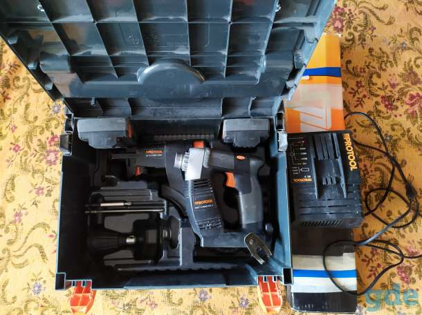 Аккумуляторный шуруповерт Protool DuraDrive DWC DEC LI Set, фотография 1