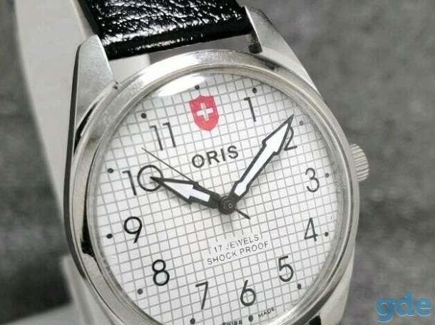 Мужские механические винтажные часы Oris 80s 38 мм, фотография 1
