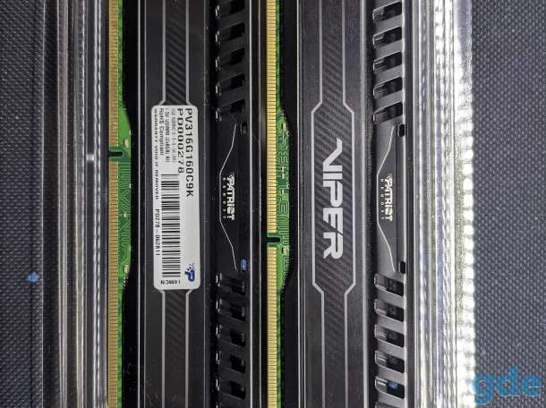 Patriot Viper 3 Black Mamba 16GB (2x8) KIT DDR3, фотография 1