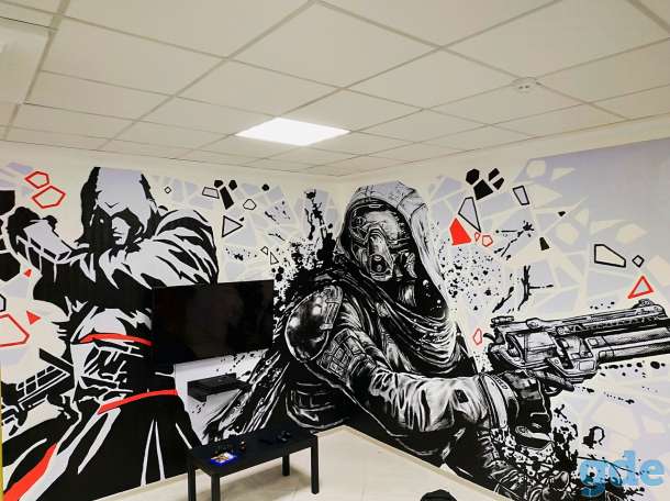 Роспись стен интерьера в Гомеле, фотография 1