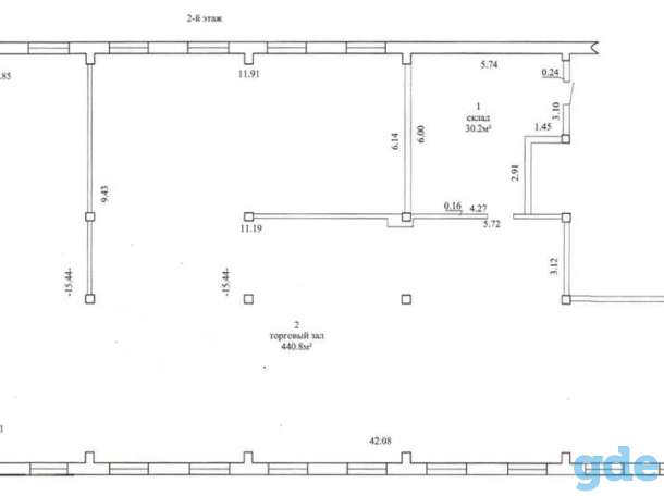 Продам торг. помещение 504м² на 2-ом этаже ул.Пролетарская, 48А, фотография 9