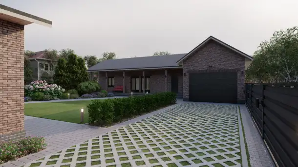 Ландшафтный дизайн и проектирование 3D-визуализация участка, фотография 5