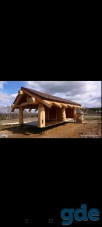 ИЗГОТОВЛЕНИЕ срубов, строительство домов, бань, беседок из бревна и полубруса (лафет) любой сложности., фотография 6