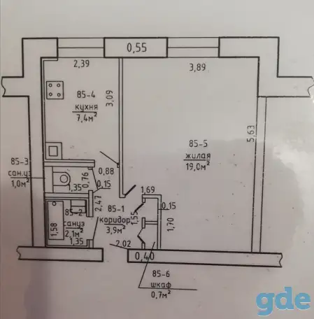 Продам однушку в Жодино, фотография 14