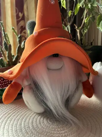 Интерьерная игрушка скандинавский гном., фотография 1