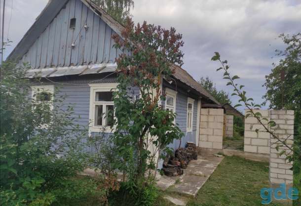 Продам дом в дер. Ужанка Несвижского района, 10 км от Несвижа. Дом 1этадный деревянный, общая 51кв.м., фотография 1