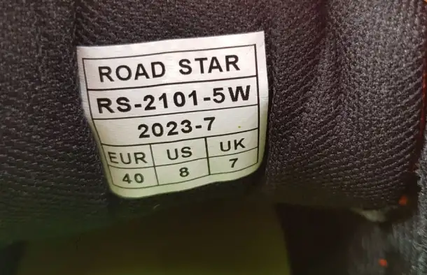 Женские новые оранжевые кроссовки Road star, размер 40, фотография 10