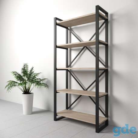Стеллаж LOFT4YOU артикул №10 (В: 1700 мм, Ш: 800 мм , Г: 340 мм), фотография 2