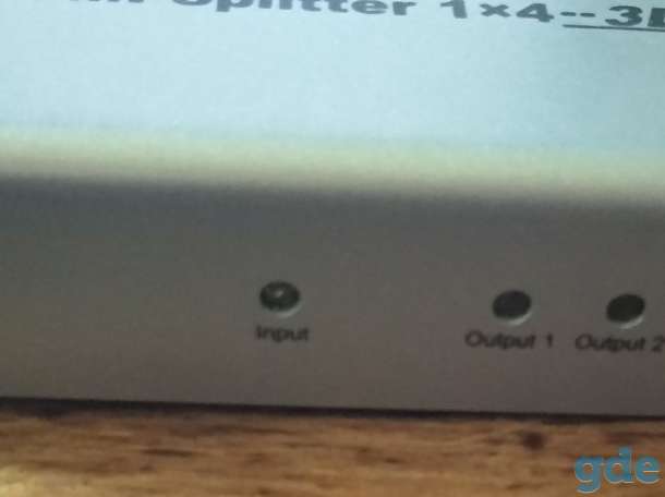 Продам HDMI splitter (разветвитель) на 4 порта 4k×2k (1HDMI вход на 4 HDMI выхода), фотография 3