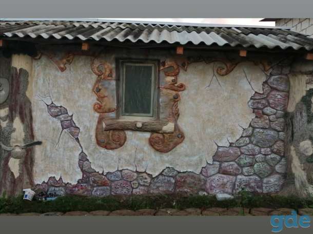 Барельеф, лепнина, декоративная отделка, арт-бетон, фотография 7