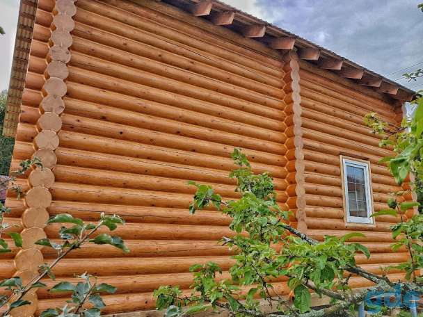 Шлифовка срубов, фотография 6