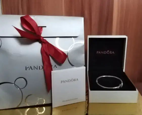 Браслет серебряный Pandora оригинал, фотография 2