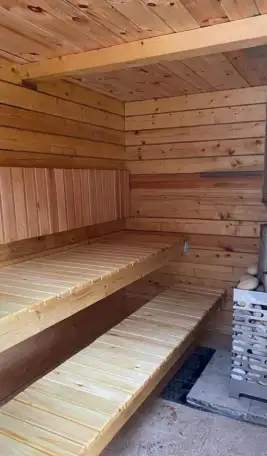 Отделка реставрация старой бани сауны внутри и снаружи, фотография 12