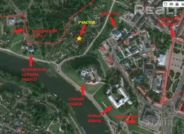 Участок с потенциалом в центре Гродно, фотография 1