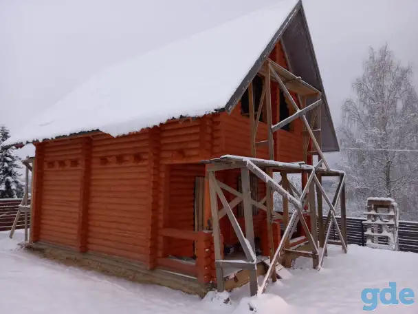 Бани, Беседки, Сараи, Дома из оцилиндрованного бревна, фотография 3