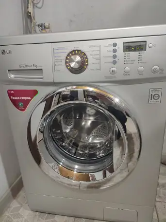 Стиральная машина LG 6 кг, бесшумная. Доставка, фотография 2