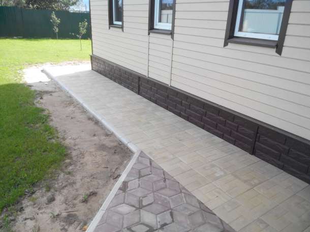 Укладка тротуарной плитки, бетонные работы., фотография 3