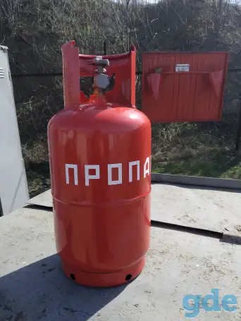 Газовый баллон с горелкой., фотография 1