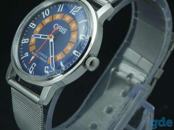 Мужские механические винтажные часы Oris 80s BE, фотография 4