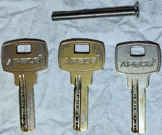 Сердцевина Apecs 70мм (ключ-барашек), фотография 6