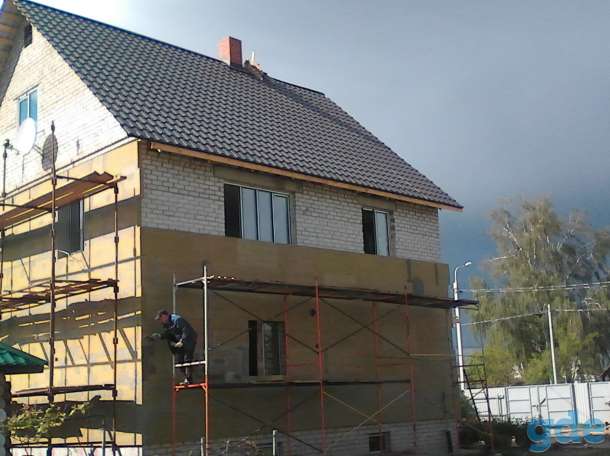 Подшивка свесов крыши,франтонов  и др. наружные работы, фотография 6