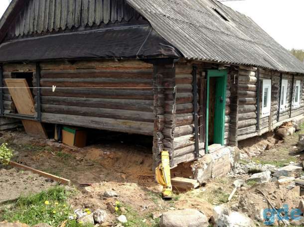 Замена венцов, Усиление замена фундамента, реконструкция фундамента., фотография 6