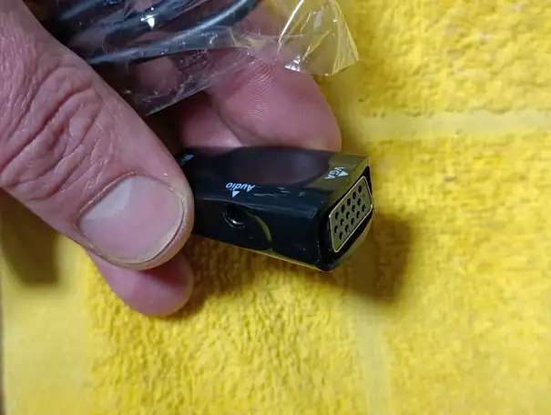Переходник HDMI VGA Audio на монитор компа, фотография 3