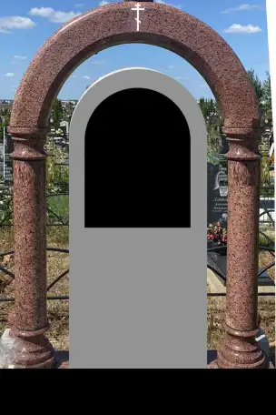 Памятники двойные, одиночные, комплексы., фотография 7
